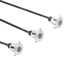 Lindby Gracelle LED nedgravningsspot, 3 stk, rundt
