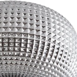 Lindby gulvlampe Aliette, sort/grå, glas, læselampe