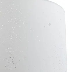 Lindby gulvlampe Jaileen, hvid, tekstil, 170 cm, læselampe
