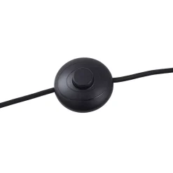 Lindby gulvlampe Lielle, naturlig bambus, Ø 40 cm