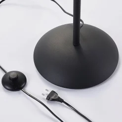 Lindby gulvlampe Lilly, sort, metal, 170 cm, E14