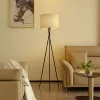 Lindby gulvlampe Soula, Ø 40 cm, beige, plast, E27