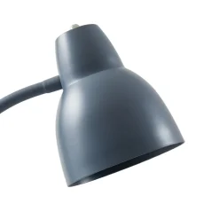 Lindby Gulvlampe Tebbi, grå, metal, højde 150 cm