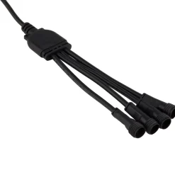 Lindby Heath LED-lampe med jordspyd, 4 stk, sort