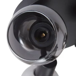 Lindby Hedvig loftlampe, rund, sort, 3 lyskilder.
