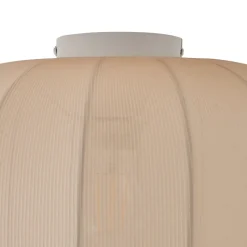 Lindby Helin loftlampe, beige, stof, Ø 35 cm