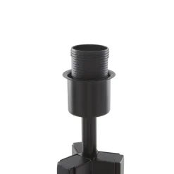 Lindby Herry gulvlampe, sort, træ, trefod, 153 cm