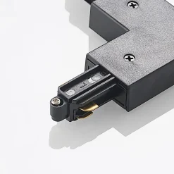 Lindby-hjørnestik Linaro, sort, 1-faset system