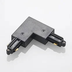 Lindby-hjørnestik Linaro, sort, 1-faset system