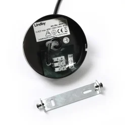Lindby hængelampe Cliona, sort, metal, Ø 31 cm, E27
