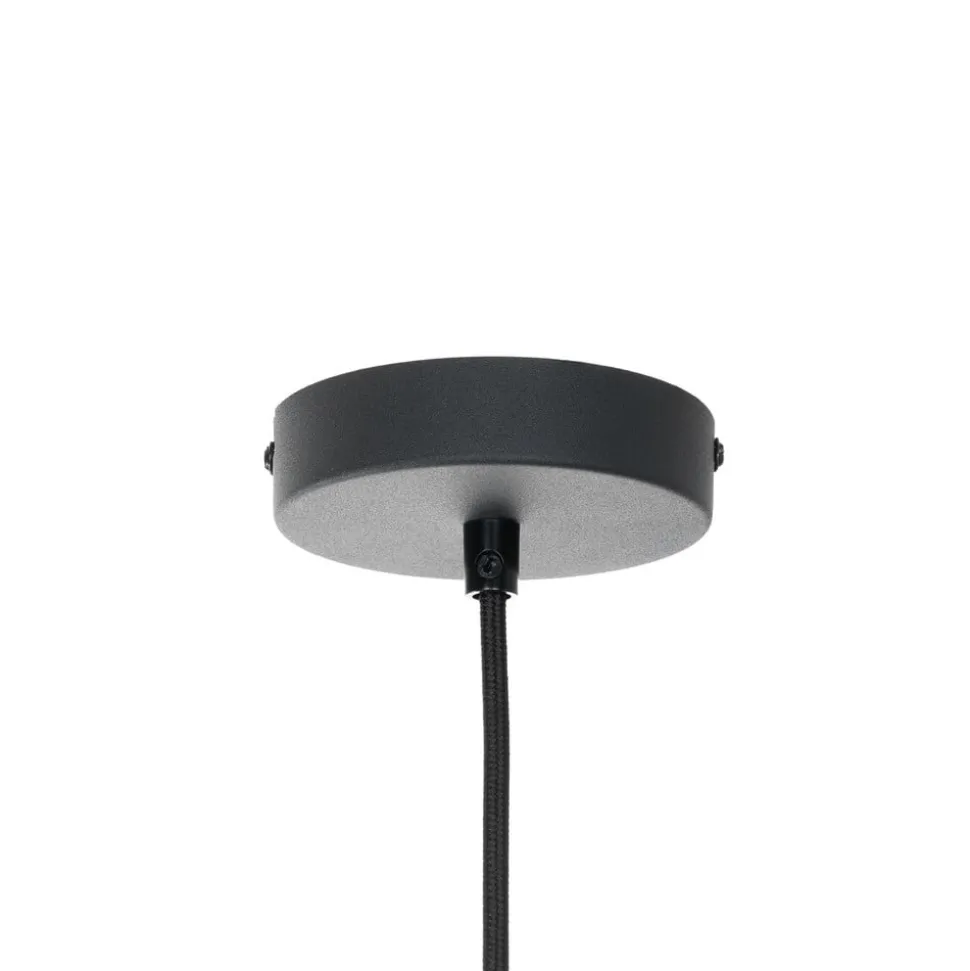 Lindby hængelampe Dabila, bambus, Ø 45 cm, E27