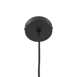 Lindby hængelampe Doroteo, 25 cm, 1 lyskilde, ravfarvet, glas