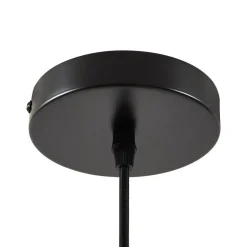 Lindby hængelampe Eleane, bambus, natur, længde 50 cm, E27