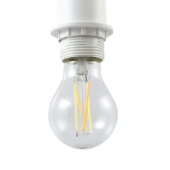 Lindby hængelampe Helin, hvid, Ø 30 cm, stof