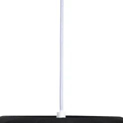 Lindby hængelampe Helin sort/hvid/grå, Ø 60 cm, 3 lyskilder