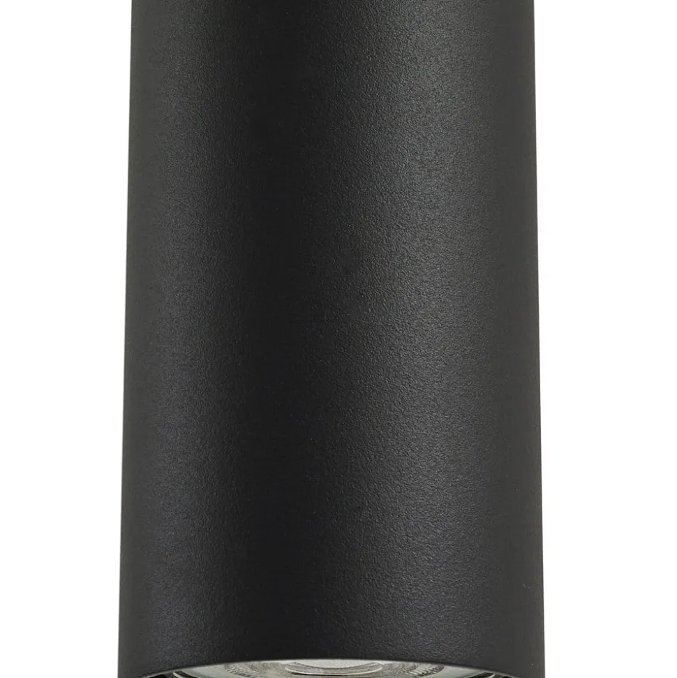 Lindby hængelampe Joffrey, 76 cm, sort, 4 lyskilder, GU10