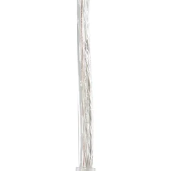 Lindby hængelampe Piatra, Ø25cm, 3 lyskilder, cognac/messing, glas