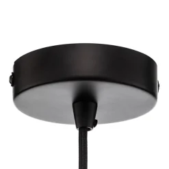 Lindby hængelampe Soula, Ø 40 cm, beige, plast, E27