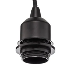 Lindby hængelampe Soula, Ø 40 cm, beige, plast, E27