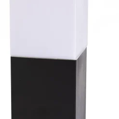 Lindby Honula sokkellampe, 45 cm, mørkegrå, IP44, E27