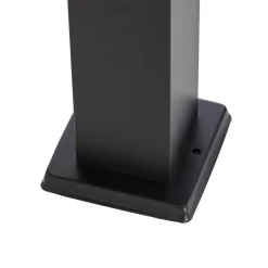 Lindby Honula sokkellampe, 45 cm, mørkegrå, IP44, E27
