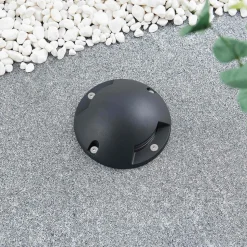 Lindby Huban gulv-spotlight med LED, 2 lyskilder