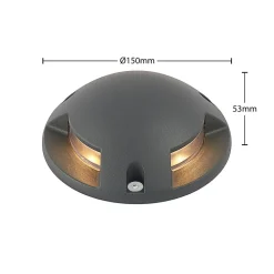 Lindby Huban LED nedgravningsspot, 3 lyskilder