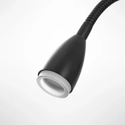 Lindby Jolka LED-læselampe, afbryder, mat sort
