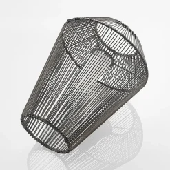 Lindby Kaati LED solcellelygte, rattanlook, 37 cm