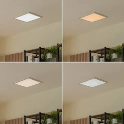 Lindby Kenma LED-panel, CCT, 29,6 cm x 29,6 cm