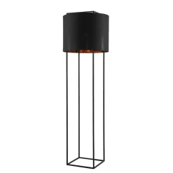 Lindby Kesta stof-gulvlampe, stel m. 4 stænger