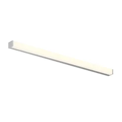 Lindby Klea LED-badeværelseslampe, 120 cm, krom, metal, IP44