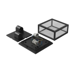 Lindby Kremena udendørs loftslampe, sort