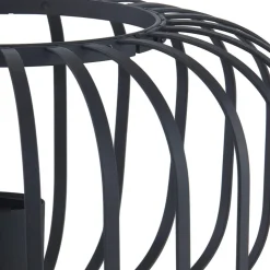 Lindby Krish bordlampe i bur-look, sort