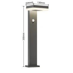 Lindby Laira LED-sokkellampe, solcelle, 50 cm