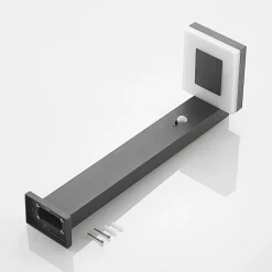 Lindby Laira LED-sokkellampe, solcelle, 50 cm