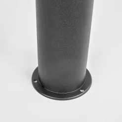 Lindby Lanea LED-vejlampe, 60 cm, sort, sensor, IP44