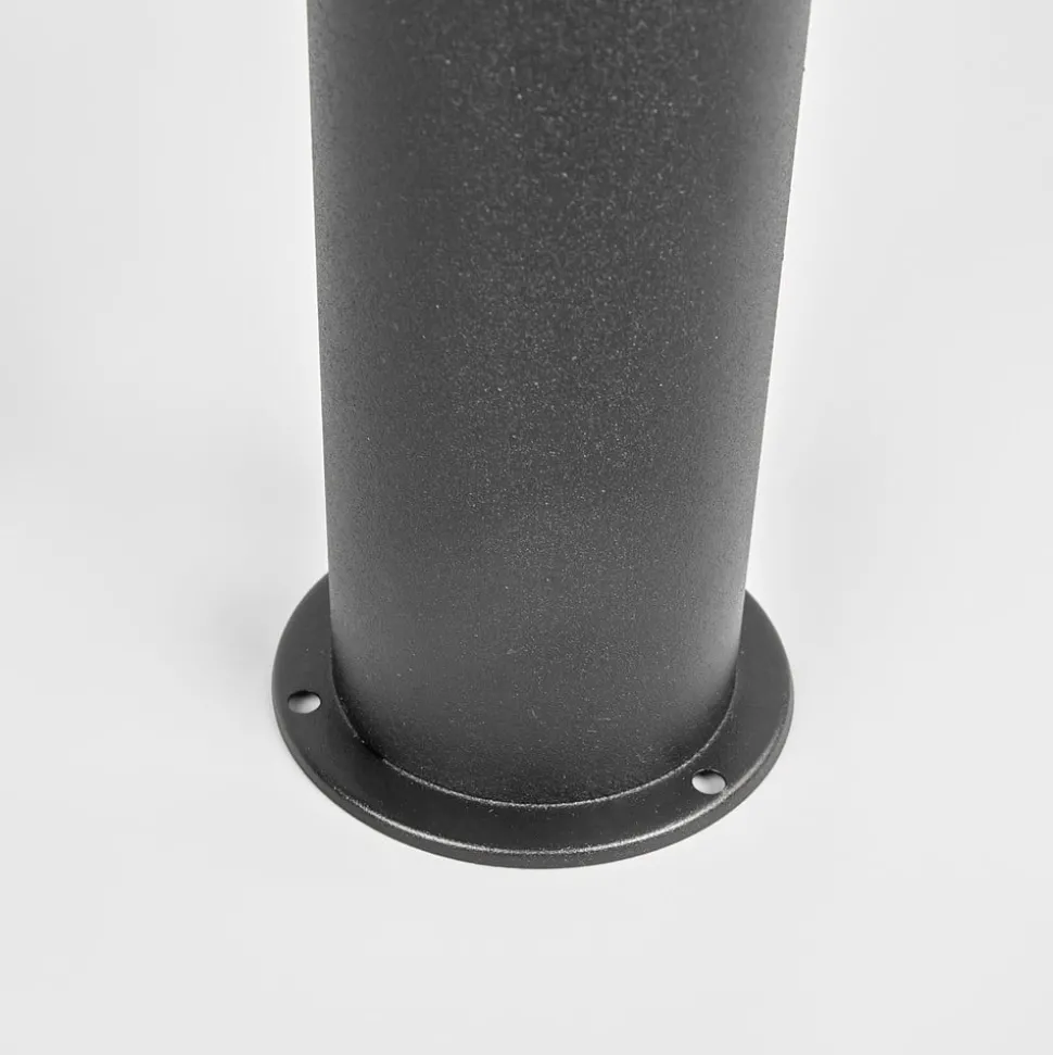 Lindby Lanea LED-vejlampe, 60 cm, sort, sensor, IP44