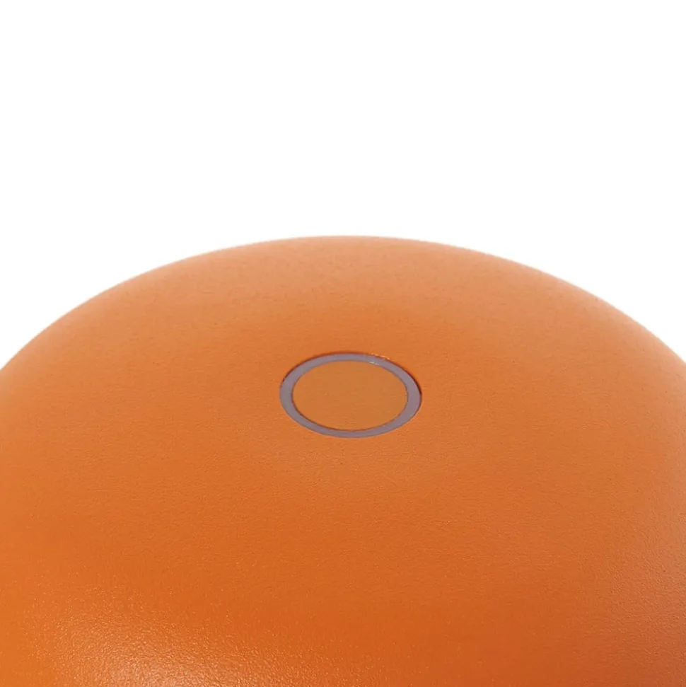 Lindby LED-bordlampe Areitty, orange, sæt med 2, aluminium