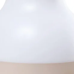 Lindby LED-bordlampe Isaline, beige, dæmpbar, IP44