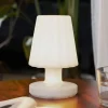 Lindby LED-bordlampe Jovem, hvid, plast, RGB