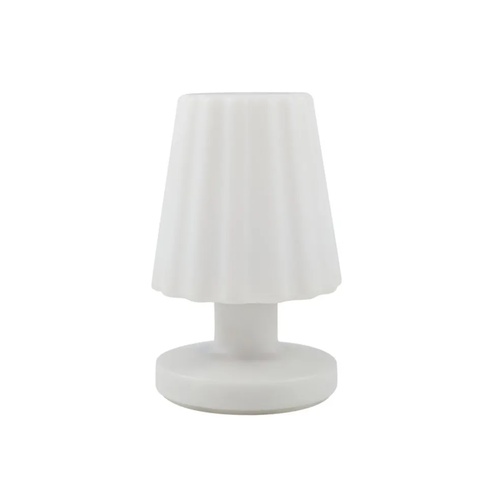 Lindby LED-bordlampe Jovem, hvid, plast, RGB