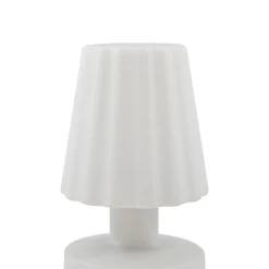 Lindby LED-bordlampe Jovem, hvid, plast, RGB