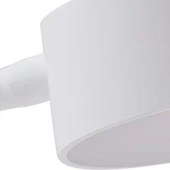 Lindby LED-bordlampe Maori, hvid, metal, CCT, dæmpbar