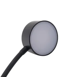 Lindby LED-bordlampe Maori, sort, CCT, metal, dæmpbar