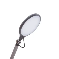 Lindby LED-bordlampe Nyxaris, grå, metal, CCT, 50 cm