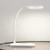 Lindby LED-bordlampe Siona, hvid, CCT, dæmpbar, ladestation