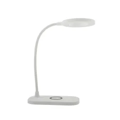 Lindby LED-bordlampe Siona, hvid, CCT, dæmpbar, ladestation