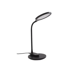 Lindby LED-bordlampe Valtaria, sort, CCT, dæmpbar