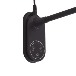 Lindby LED-bordlampe Valtaria, sort, CCT, dæmpbar